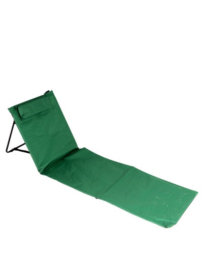 Buy Royalford Beach Mat- RF11674| Lightweight, Portable and Foldable, Folds Flat for Storage| Iron Tube with Washable Cloth, Perfect for Indoor and Outdoor Entertainment| Green in UAE