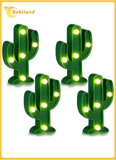 Buy 4 Pieces LED Cactus Light Party Decorations Cactus Night , Lamp for Table Kids' Room Bedroom Party Decorations, Novel Cactus in Saudi Arabia