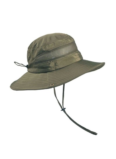 Buy Men's Sun Hat Summer Hat Simple Casual UV Protection Bucket Hat in Saudi Arabia