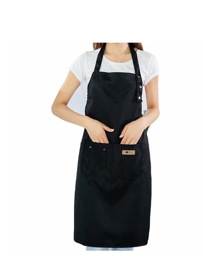 Buy Apron for Men Women, Adjustable Waterproof Aprons, with Pockets Cooking Kitchen Aprons, Professional Kitchen Apron, for Kitchen, Cooking, Gardening, Painting, Baking Restaurant in UAE