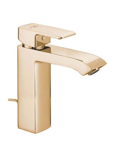 Buy Project Single-lever Basin Mixer On The Floor And Overflow Rose Gold RAK-14160 in Egypt