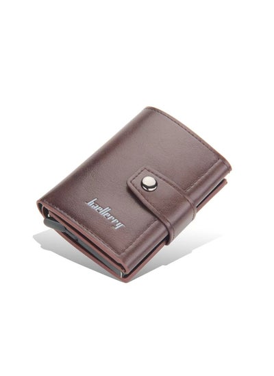 اشتري Leather Wallet Coffee في السعودية