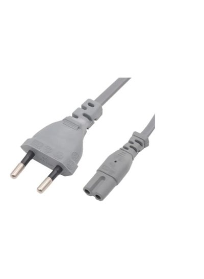 Buy CABLE POWER 2PIN COMPATIBLE WITH RADIO /PLAYSTATION4/LAPTOP/CASSETTE AND NOTEBOOK 1.5 M in Egypt