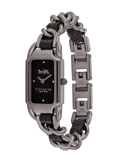 Buy COACH RECTANGLE ANALOG WOMEN'S BLACK CASE WATCH - 14504280 in UAE