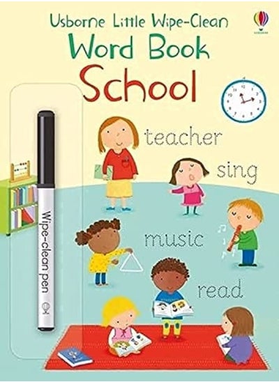 Buy Little Wipe-Clean Word Book School in UAE