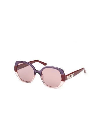 Buy Women's Round Sunglasses - GU7911_71Y - Lens size: 55 mm in UAE