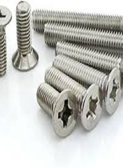 Buy KNP Machine Screws/Bolts (6x75mm) Pack of 5 includes screws or bolts with a diameter of 6mm and a length of 75mm. in UAE