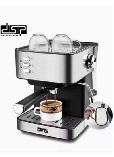 Buy Coffee Tea Espresso Maker 1.5 l 850 W ka3028 Black/Silver in Egypt