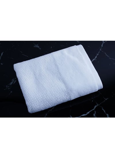 Buy Retreat Hand Towel White 50x90cm in UAE