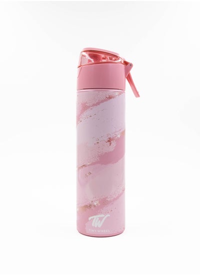 اشتري Stainless Steel Water Bottle For Kids in School -pink 600ml في السعودية