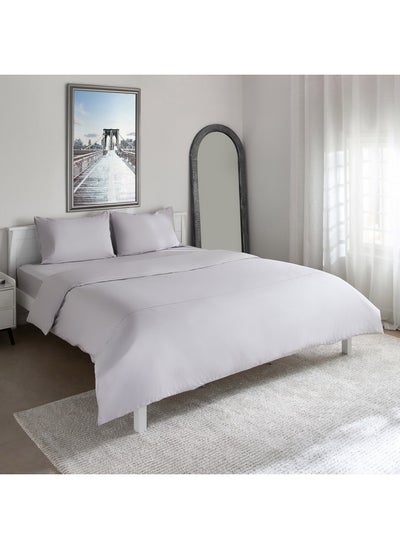 Buy Purely Percale 3-Piece Super King Duvet Cover Set 240 x 220 cm in UAE