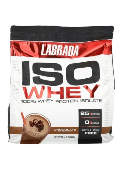 اشتري Labrada ISO Whey Protein Isolate, Chocolate, 71 Servings - 2.26 Kg في السعودية