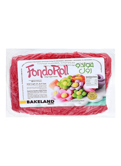 Buy Fondo Roll Sugar Paste Red 500 grams in Egypt