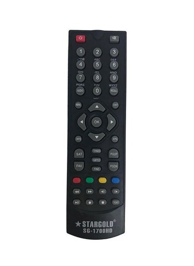 Buy Satellite Receiver Remote Control Black in Saudi Arabia