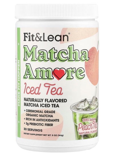 Buy Matcha Amore Iced Tea Peach Tea 5 oz (141 g) in UAE