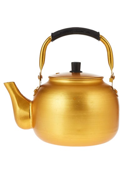 Buy 4-Litre Stove Top Karak Tea Golden Kettle for Black Tea and Cofee. in UAE