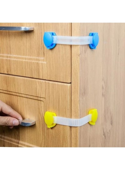 Buy 20pcs Baby Lock for Baby Safety Drawer Locks Baby Cabinet Lock Drawer Door in Egypt