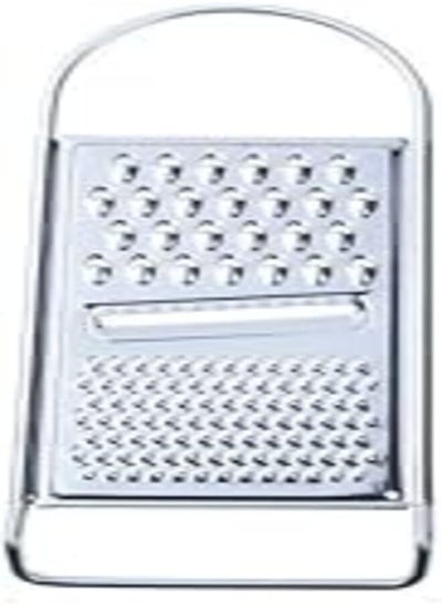 اشتري Cheese Grater - Stainless Steel Flat Grater - Three Grating Methods - Sharp Teeth Blade for Peeling Potatoes and Carrots, Cutting Fruits, Vegetables, Cheese, High Quality Performance في مصر