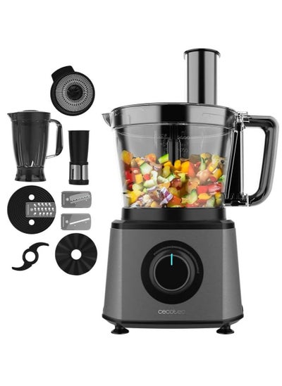 Buy Paprika 1300 Full Food Processor, 2000W, 2 Speeds, 3.5L Bowl, 1.8L Jug, Stainless Steel in UAE