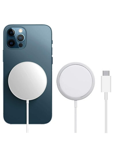 اشتري Wireless Charger for iPhone 15/14/13/12 Series Fast Charging Magnetic Charger Compatible with Samsung Galaxy Series 15W Phone Charger Mag Safe Charging Pad في الامارات