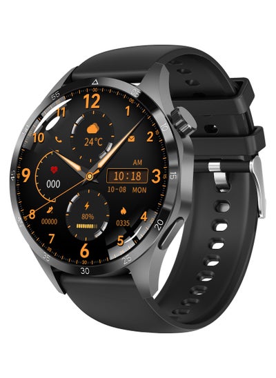 اشتري GT 4 Pro Smart Watch, 300mah Large Capacity Battery Bluetooth Wireless Charging Smart Watch, IP68 Waterproof 1.53" Large Display Smart Business Watch With Heart Rate Blood Pressure Monitor, (Black) في السعودية