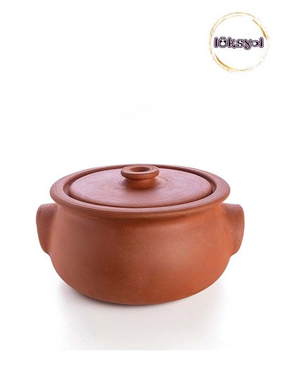 اشتري Luksyol Crafts Authentic Culinary Magic – Handmade Moroccan Clay Pots Set | Versatile Cookware for Moroccan, Indian, Mexican Delights | Terracotta Mastery, 7.1' x 3.9', 60.87 oz في الامارات