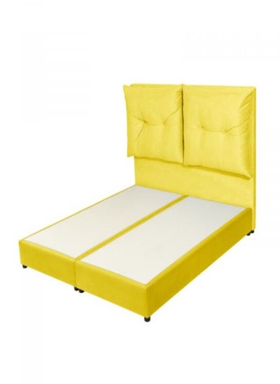 Buy Zozo | Velvet Bed Frame - Gold in Saudi Arabia