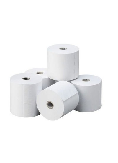 Buy Cash Machine POS Roll 76 X 70mm - White (box / 50 rolls) in UAE