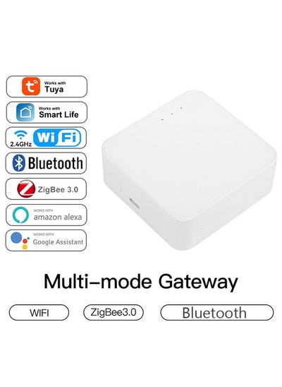 Buy Tuya Smart Multimode Hub Wifi Zigbee Bluetooth Hub Works for All Tuya Zigbee Bluetooth Devices, App Control Works With Alexa Google Home in UAE