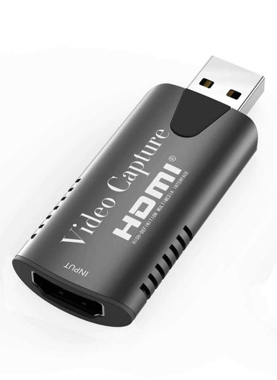 Buy 4K HDMI Video Capture Card, HDMI to USB 3.0 Record Capture Device, 1080P 60FPS Record Capture Device Adapter in Saudi Arabia