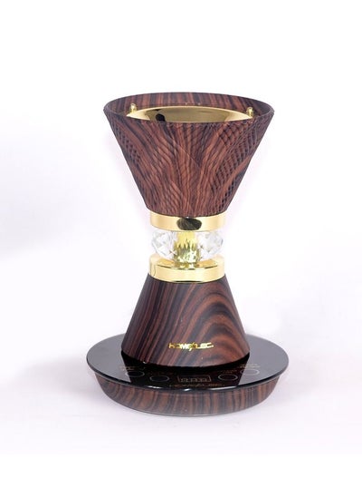 Buy Electric Incense Burner 360 Watts Dark Wooden in Saudi Arabia