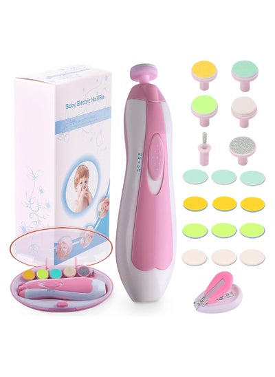 Buy Baby Nail Trimmer Electric Nail File Baby Nail Clippers, 20 in 1 Safe Nail Filer Grinder Kit for Newborn Infant Toddler Kids or Adults Toes Fingernails Care... in Egypt