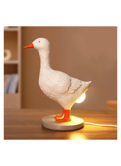 اشتري Duck Egg Lamp, Funny Laying Egg Lamp, Resin Night Light Lifelike LED Egg Lamp, Warm Light with USB Table Lamp,  Birthday Holiday Gift, Decoration for Home Bedroom في السعودية