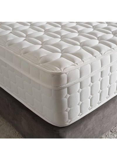 Buy LUXE EXTRA PLUSH WORRY FREE MICRO POCKETED W/ VISCO GEL 34 CM 180X190 ~ WHITE in UAE