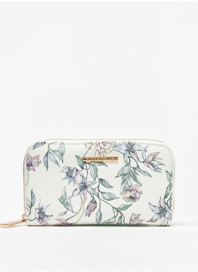 Buy Women's Floral Print Zip Around Wallet in UAE