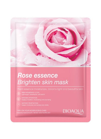 Buy 10PCS Rose Plant & Fruit Serum Hydrating Facial Mask 25g 10 Pack Face Mask in UAE