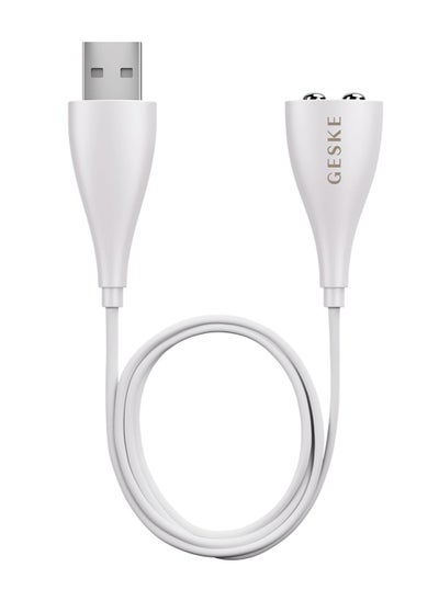 Buy GESKE Magnetic USB Cable White 20 in UAE