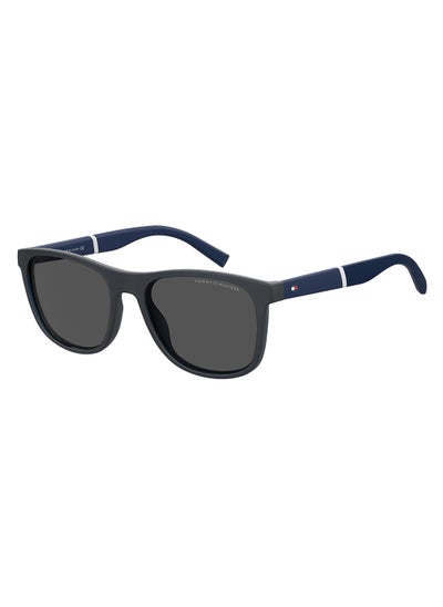 Buy Men's UV Protection Rectangular Sunglasses - Th 2042/S Blue Millimeter - Lens Size: 54 Mm in UAE