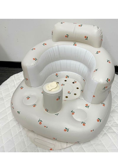 Buy Inflatable Baby Seat, Baby Floor Seats for Babies 3-36 Months, Sit Up Chair with Built-in Air Pump, Portable Infants Back Support Seater, Sit Me Up Seat for Home, Travel in UAE