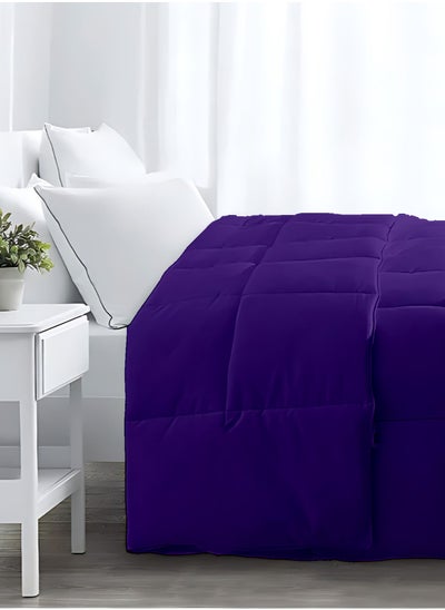 Buy Duvet Comforter Single(150x200) Double(200x220), Color Purple in UAE