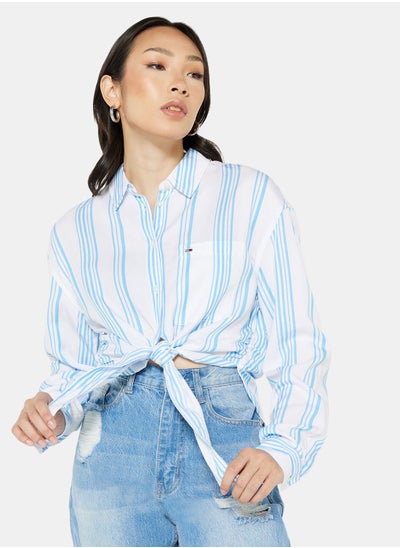 Buy Stripe Relaxed Fit Shirt in UAE