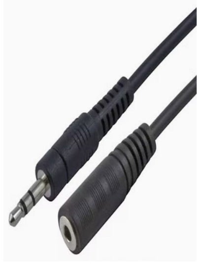 Buy 1 Meter 3.5mm Male to 3.5mm Female Stereo Audio Extension Cable in Egypt