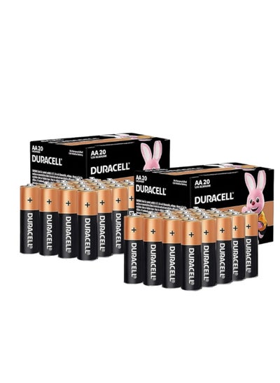 Buy Pack of 2 Boxes Original AA 1.5V Alkaline Battery in UAE