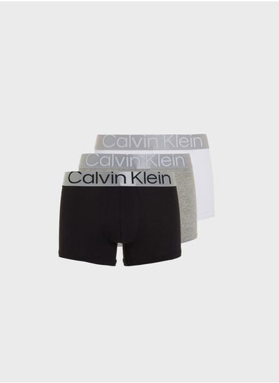 Buy 3 Pack Logo Band Trunks in UAE