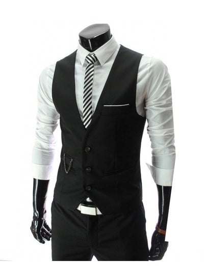 اشتري New Fashionable Herringbone Patterned Suit Vest في الامارات