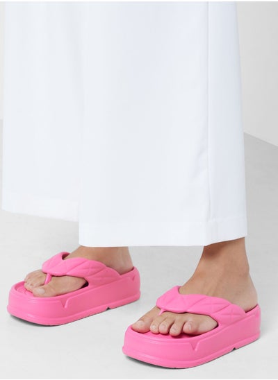 Buy Quilted Toe Post Flipflop in Saudi Arabia