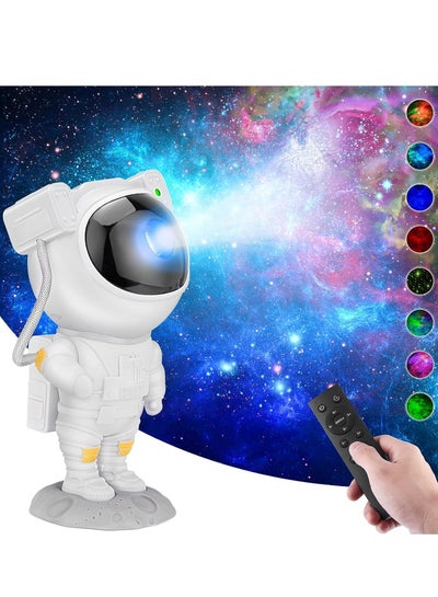 اشتري Star Projector Night Lights,Kids Room Decor Aesthetic,Tiktok Astronaut Nebula Galaxy Projector Night Light في الامارات