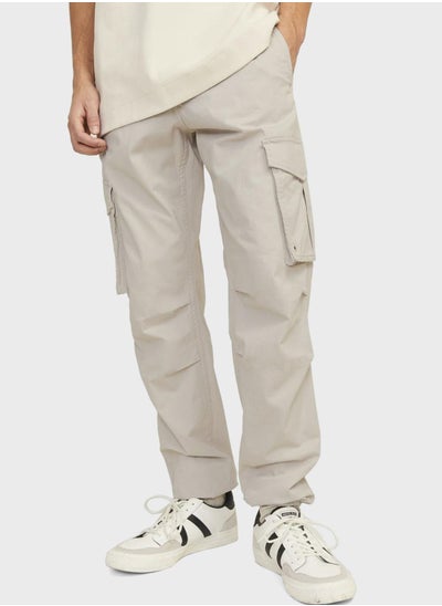 Buy Jpstkane Jjnoah Pocket Detail Drawstring Cargo Pants in Saudi Arabia