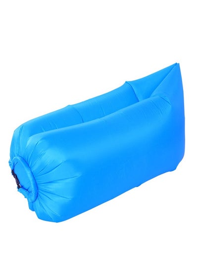 اشتري Portable Inflatable Sleeping Bag Single Folding Camping Airbed Outdoor Beach Camping Sleeping Bag في السعودية