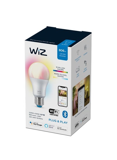 اشتري Wiz WFB 60W A60 E27 RGB Smart LED Bulb Multicolor 922-65 في السعودية